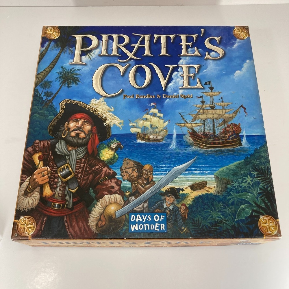 Pirate's Cove Board Game by Days of Wonder - Out of Print Missing Some Pieces